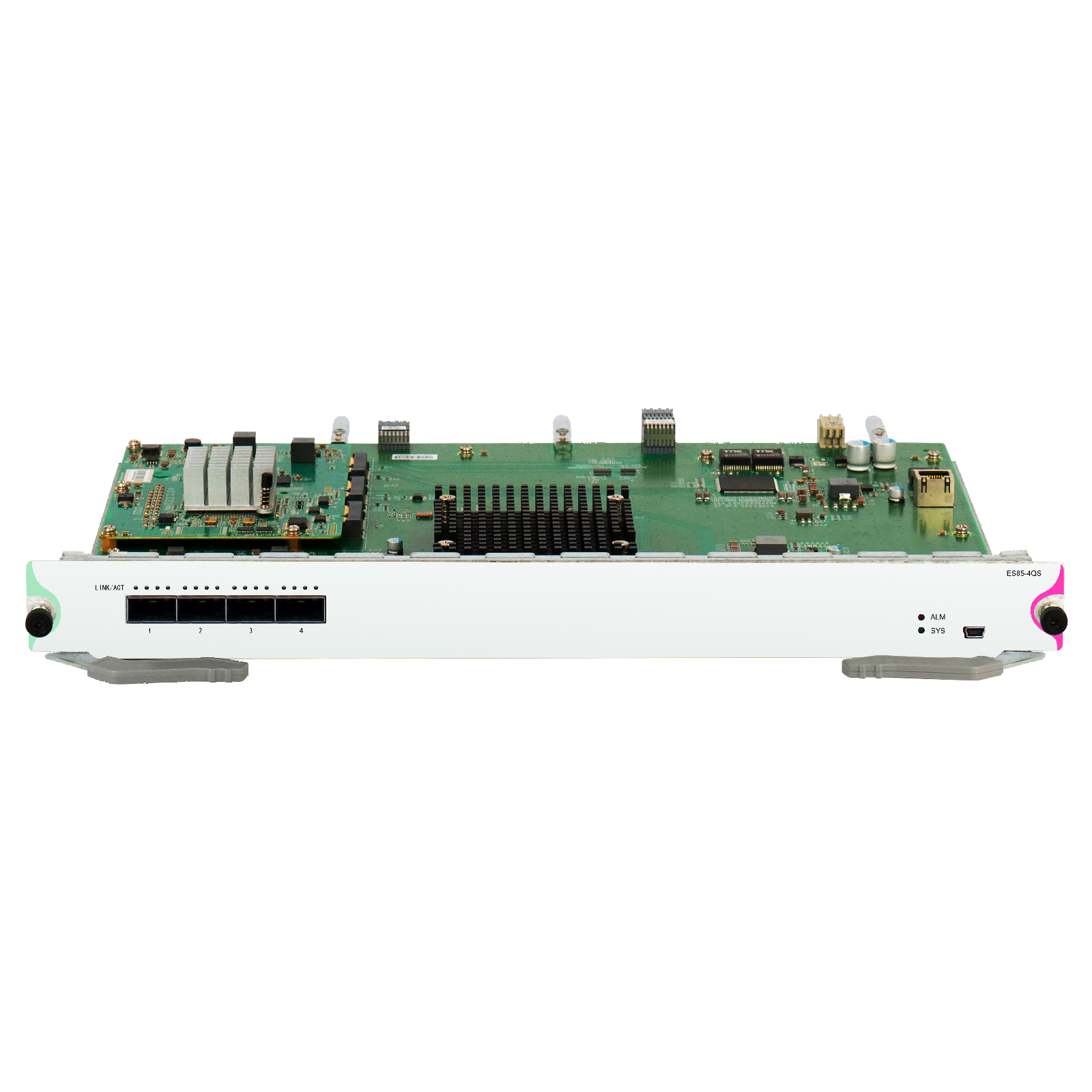 ZH-ES85-4QS 4*40万兆光业务板（通用于三款框式交换机）
